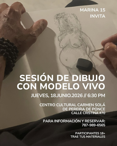 Sesión de Dibujo con Modelo Vivo